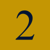 Number two on mustard yellow background.