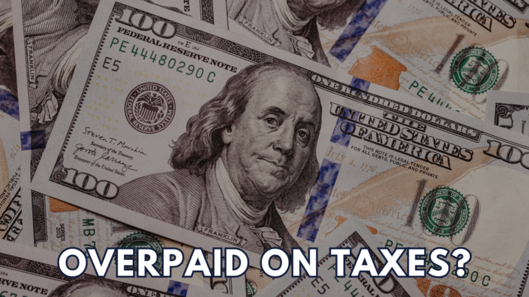 U.S. one hundred dollar bills representing overpaid taxes and the importance of tax planning to reduce unnecessary tax liability.